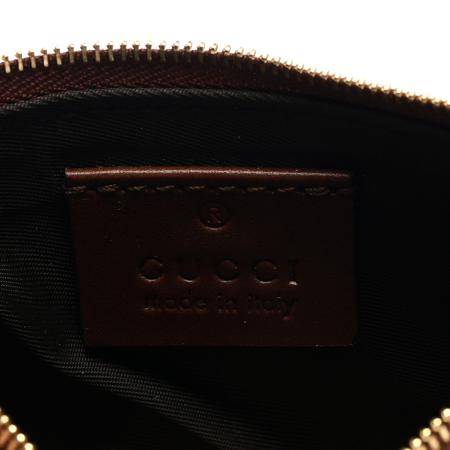 GG Supreme Monogram Key Case Beige Ebony Cuir