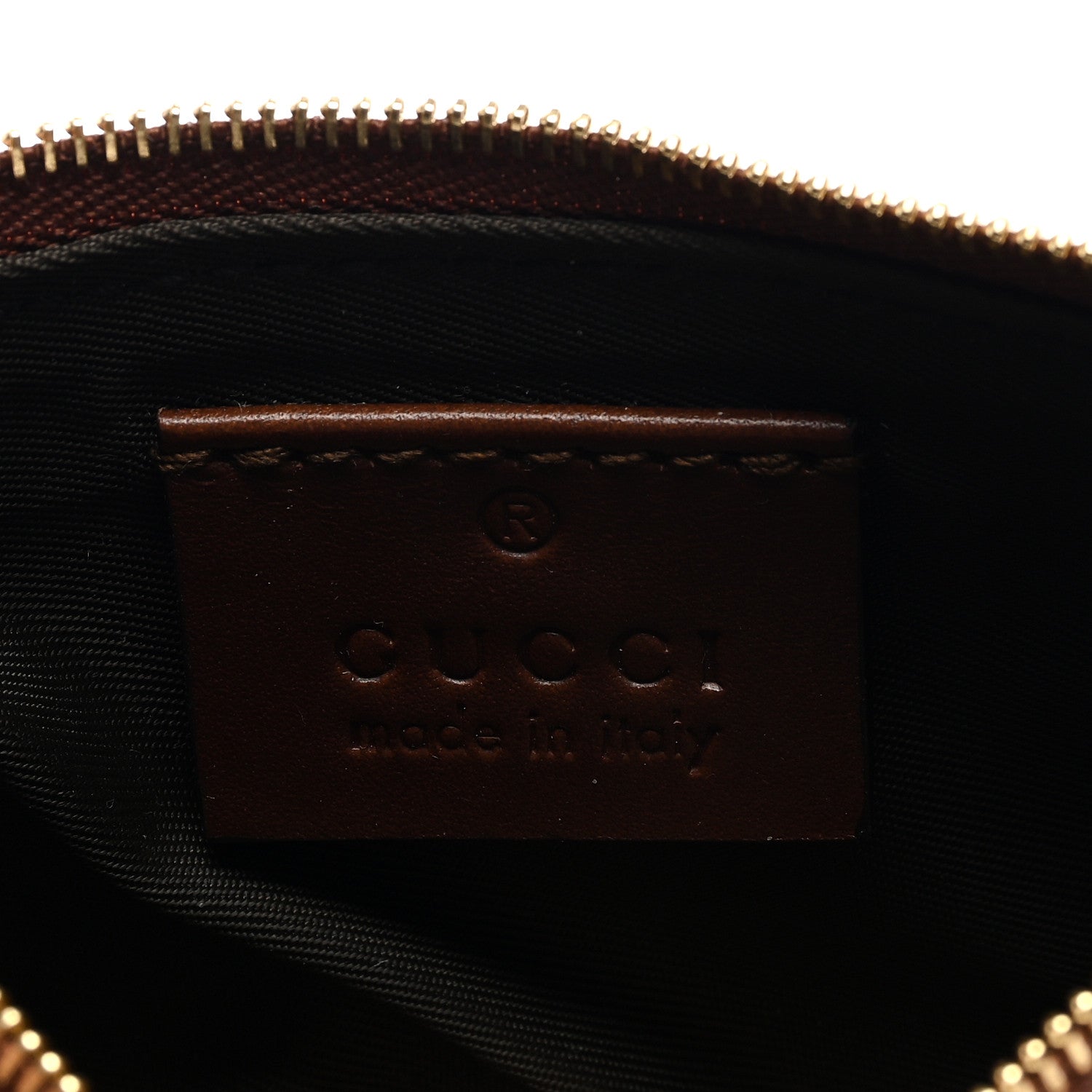 Gucci GG Supreme Monogram Key Case Beige Ebony Cuir 6 of 7