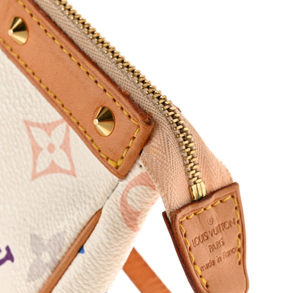 Louis Vuitton Monogram Multicolor Pochette Accessories White 12 of 17