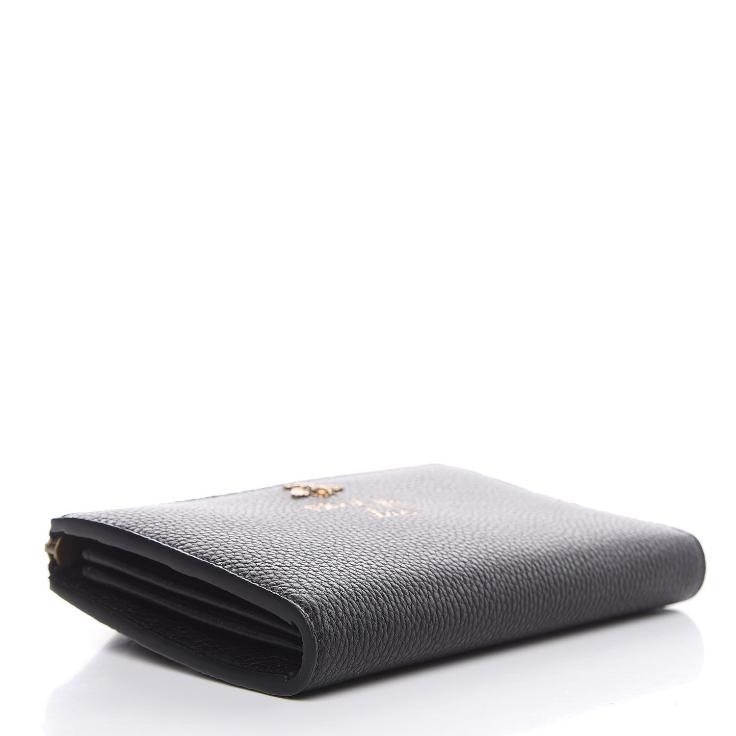 Gucci Calfskin Cellarius Blind For Love Wristlet Black 4 of 8
