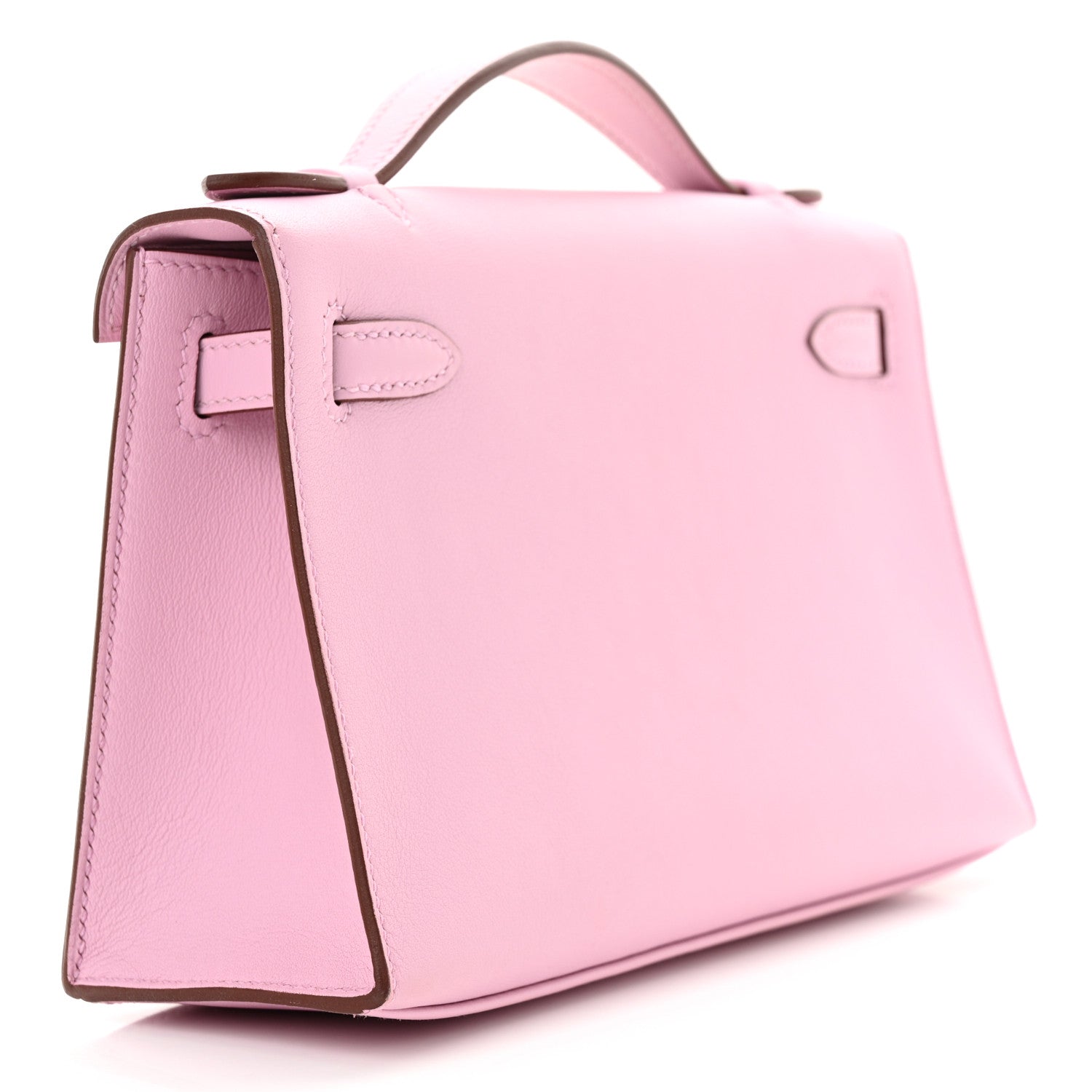 Hermes Swift Kelly Pochette Clutch Mauve Sylvestre 3 of 11