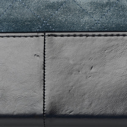 Chanel Suede Calfskin Quilted Medium Gabrielle Hobo Blue 17 of 18