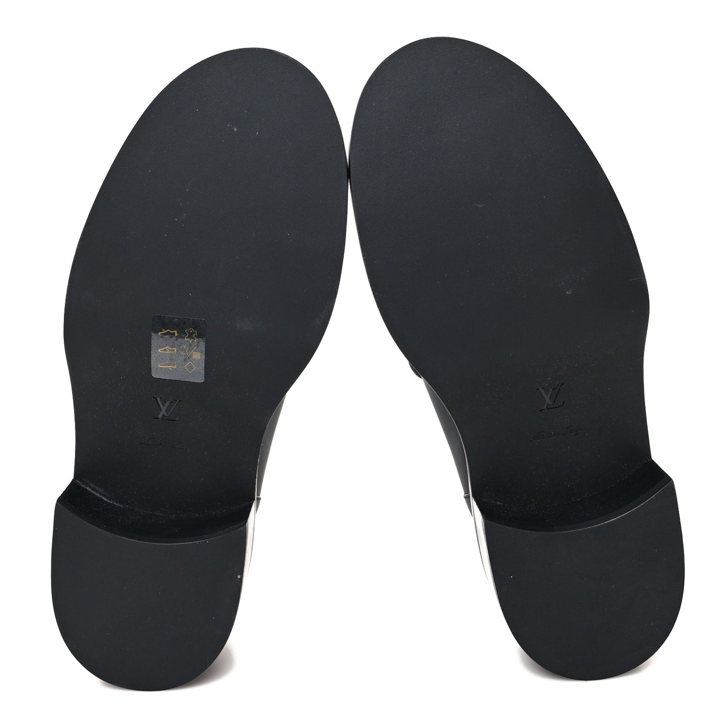 Calfskin Oversized Chain Academy Loafers 39 Black