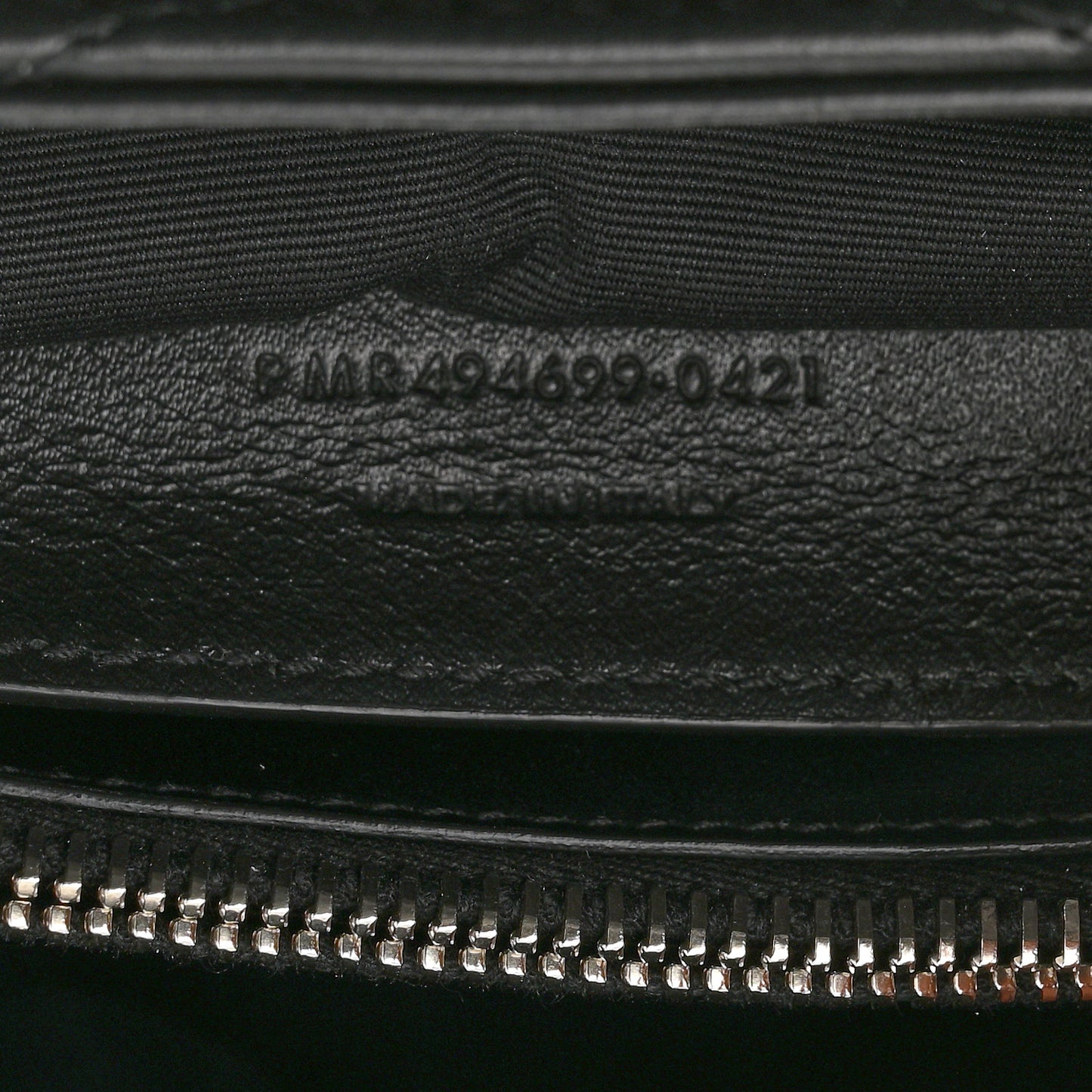 Calfskin Y Quilted Monogram Small Loulou Chain Satchel Black