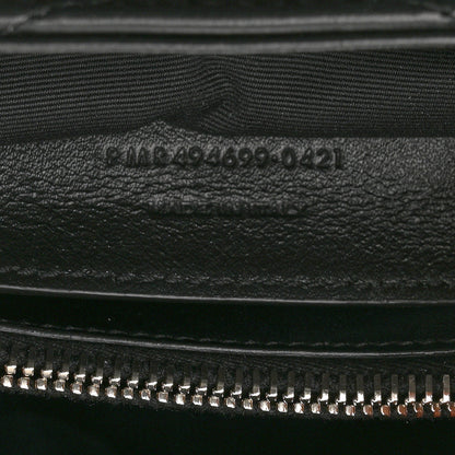 Saint Laurent Calfskin Y Quilted Monogram Small Loulou Chain Satchel Black 8 of 11