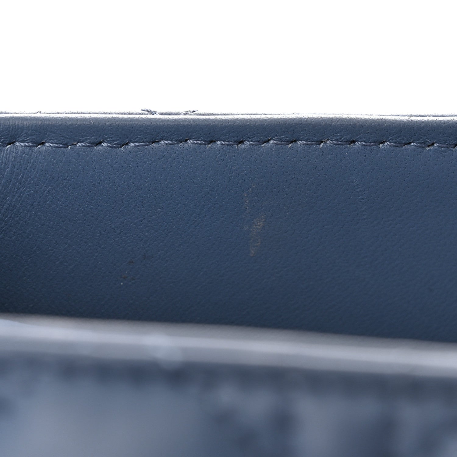 Christian Dior Lambskin Cannage Large Lady Denim 14 of 15