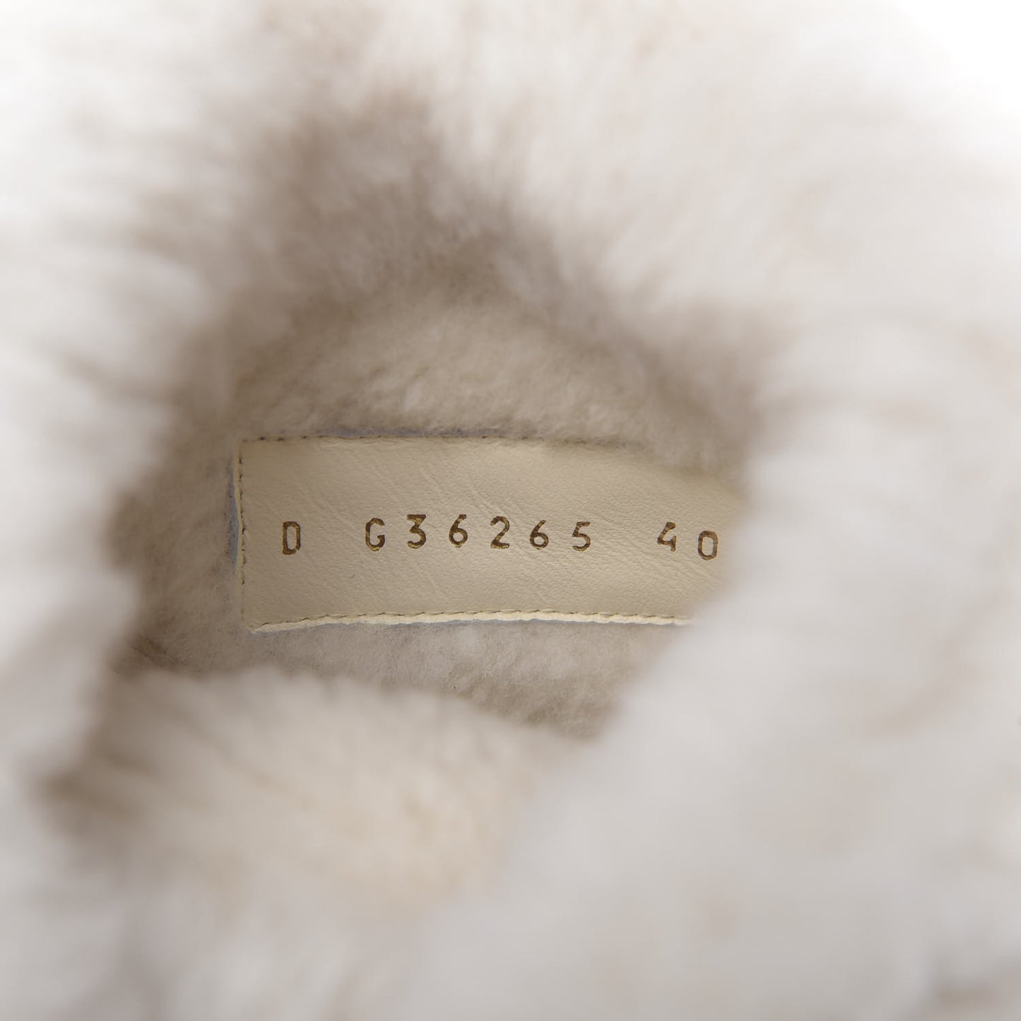 Lambskin Shearling Short Boots 40 Black