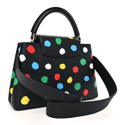 Louis Vuitton LV X YK Taurillon Capucines MM Black 3 of 10