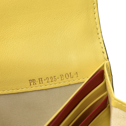 Valentino Garavani Calfskin Rockstud Wristlet Wallet Naples Yellow 7 of 13