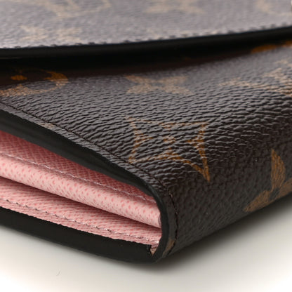Louis Vuitton Monogram Sarah Wallet NM Rose Ballerine 8 of 10