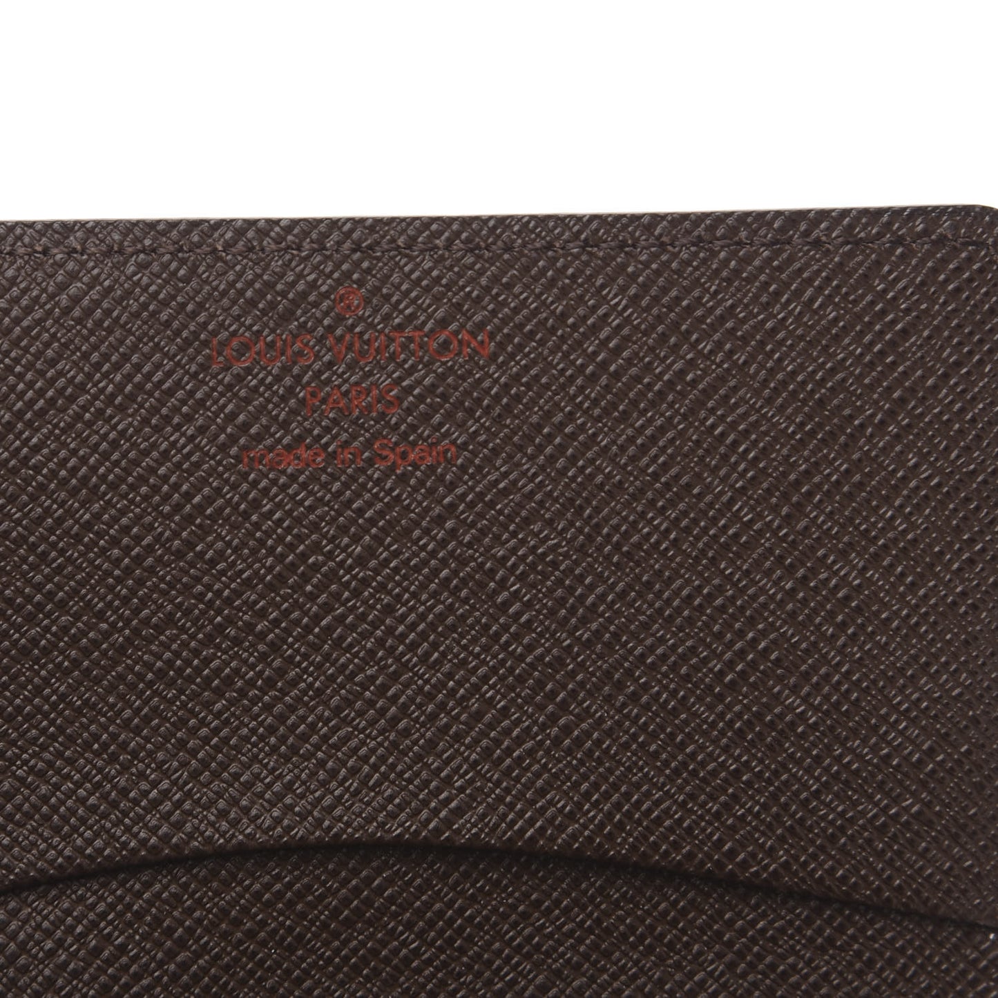 Damier Ebene Business Card Holder