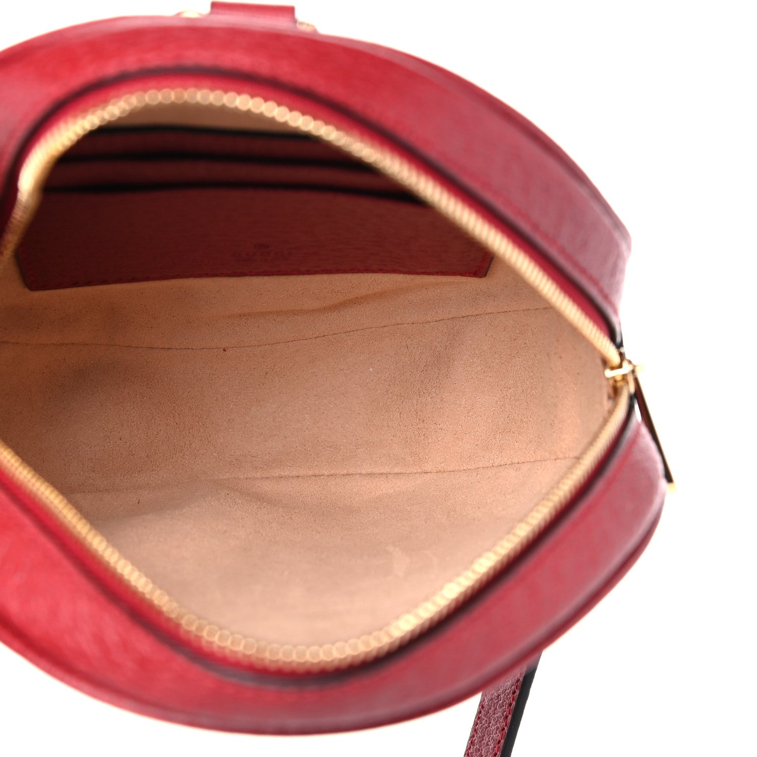 Gucci GG Supreme Monogram Web Flora Mini Ophidia Round Backpack Red 7 of 9