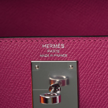 Hermes Epsom Kelly Sellier 28 Rose Pourpre 9 of 36