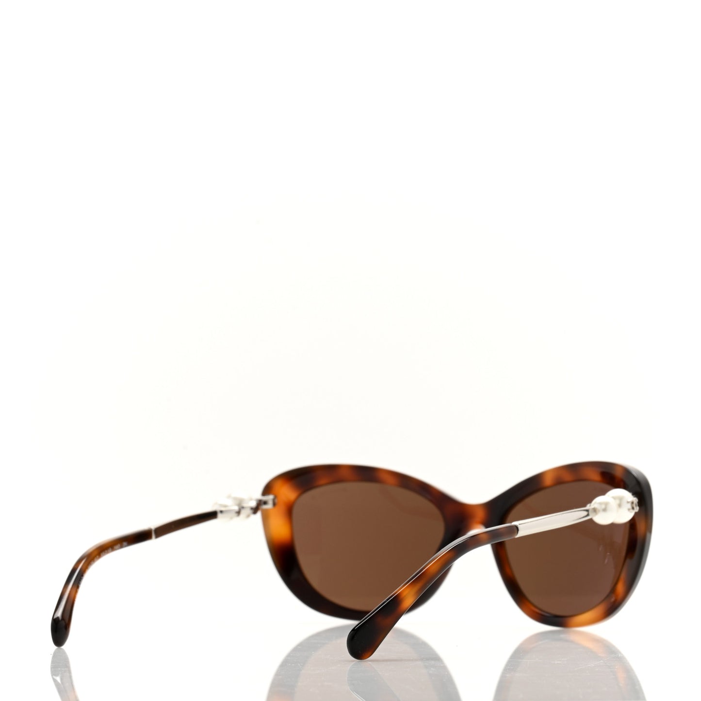 Acetate Pearl Polarized Cat Eye Sunglasses 5340-H Tortoise
