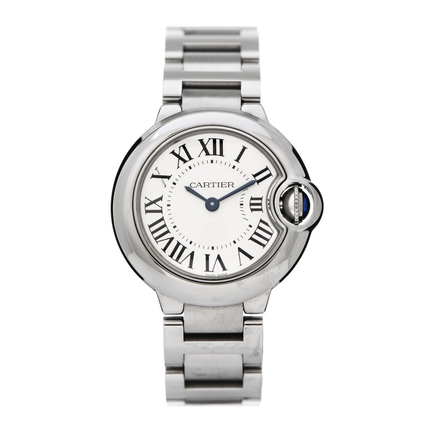 Cartier Stainless Steel 28mm Ballon Bleu De Cartier Quartz Watch 1 of 5
