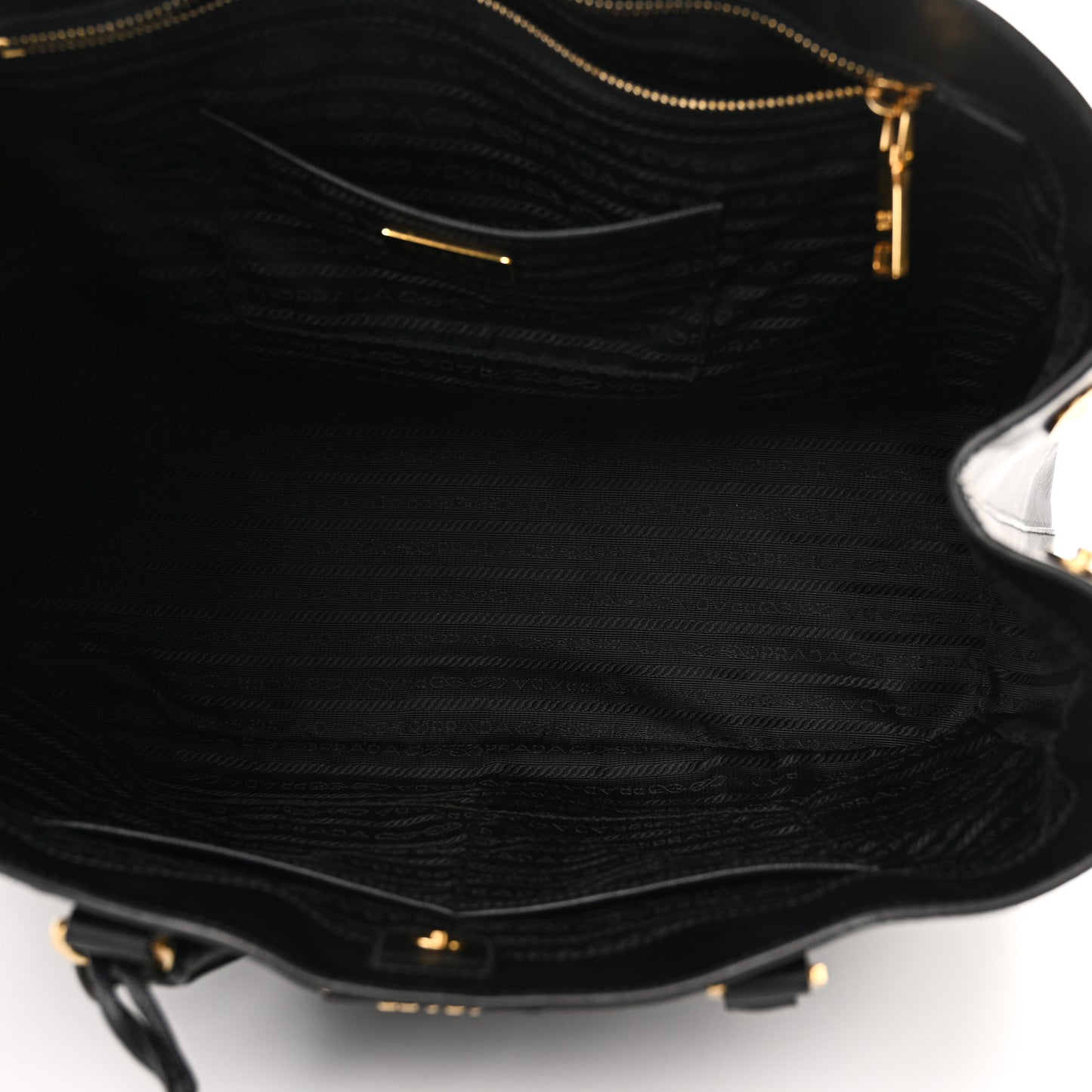 Saffiano Lux Large Tote Black