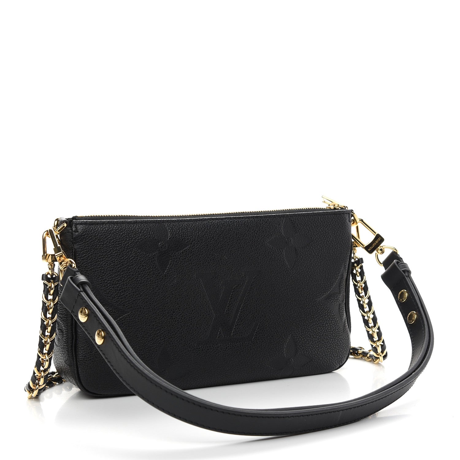 Louis Vuitton Empreinte Monogram Giant Multi Pochette Accessories Black 3 of 8