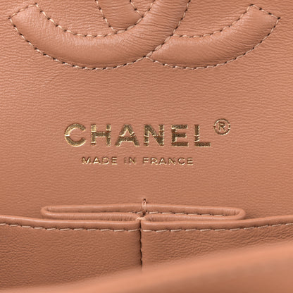Chanel Caviar Quilted Small Double Flap Light Brown 6 of 12