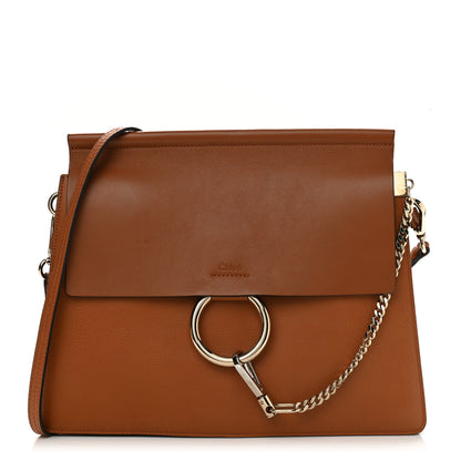 Chloe Goatskin Medium Faye Shoulder Bag Caramel 1 of 11