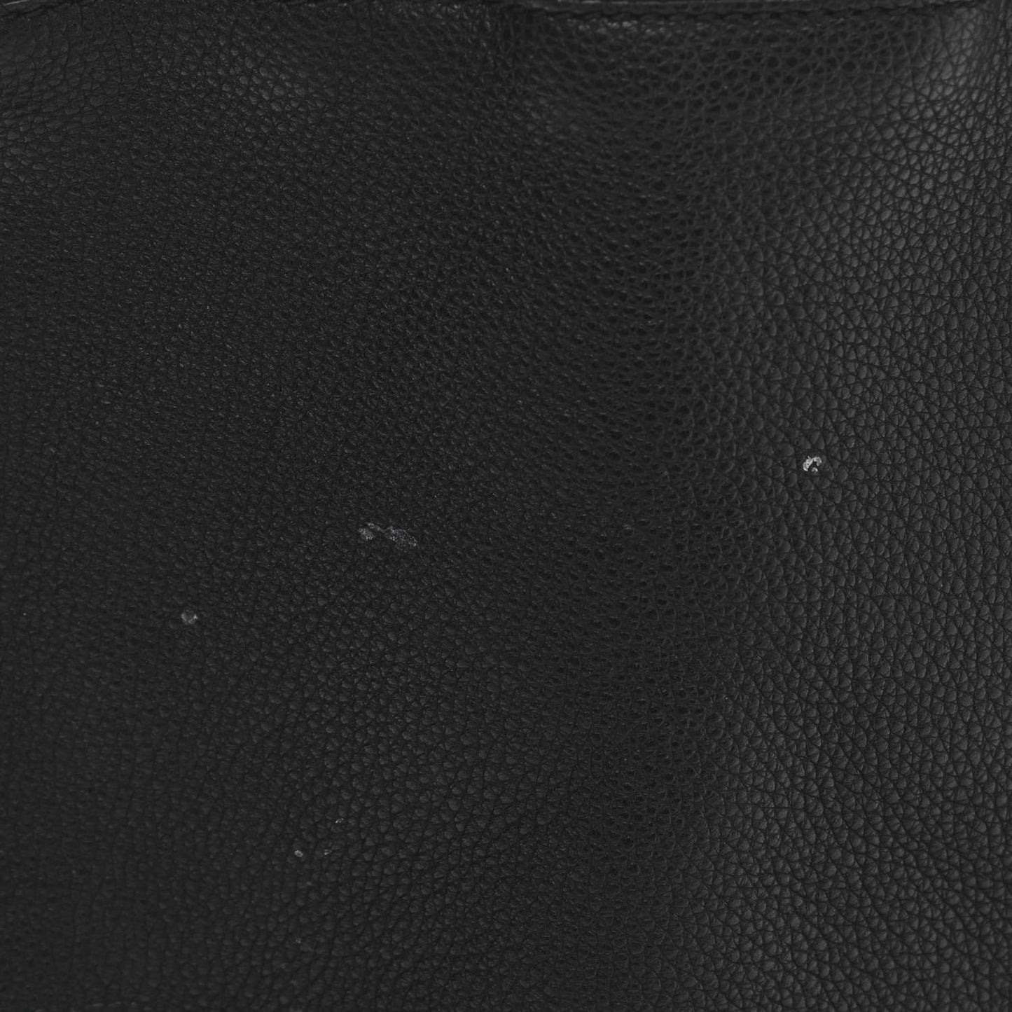 Calfskin Logo Drawstring Backpack Black