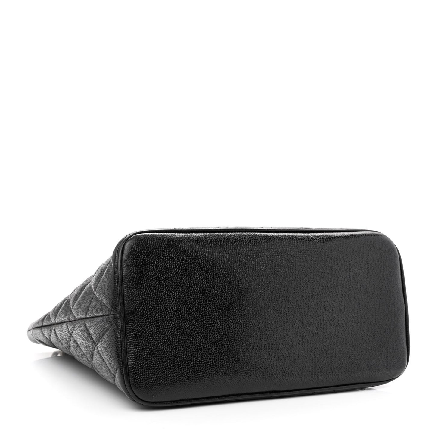 Caviar Quilted Medallion Tote Black