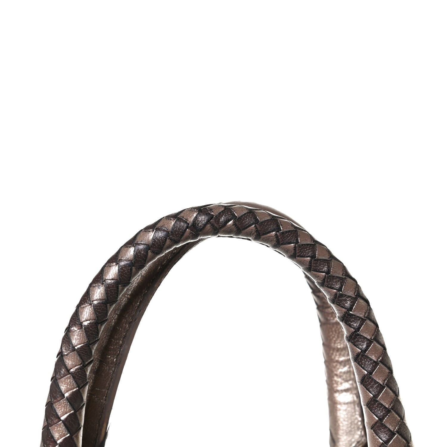 Prada Goatskin Woven Medium Tote Moro 13 of 17