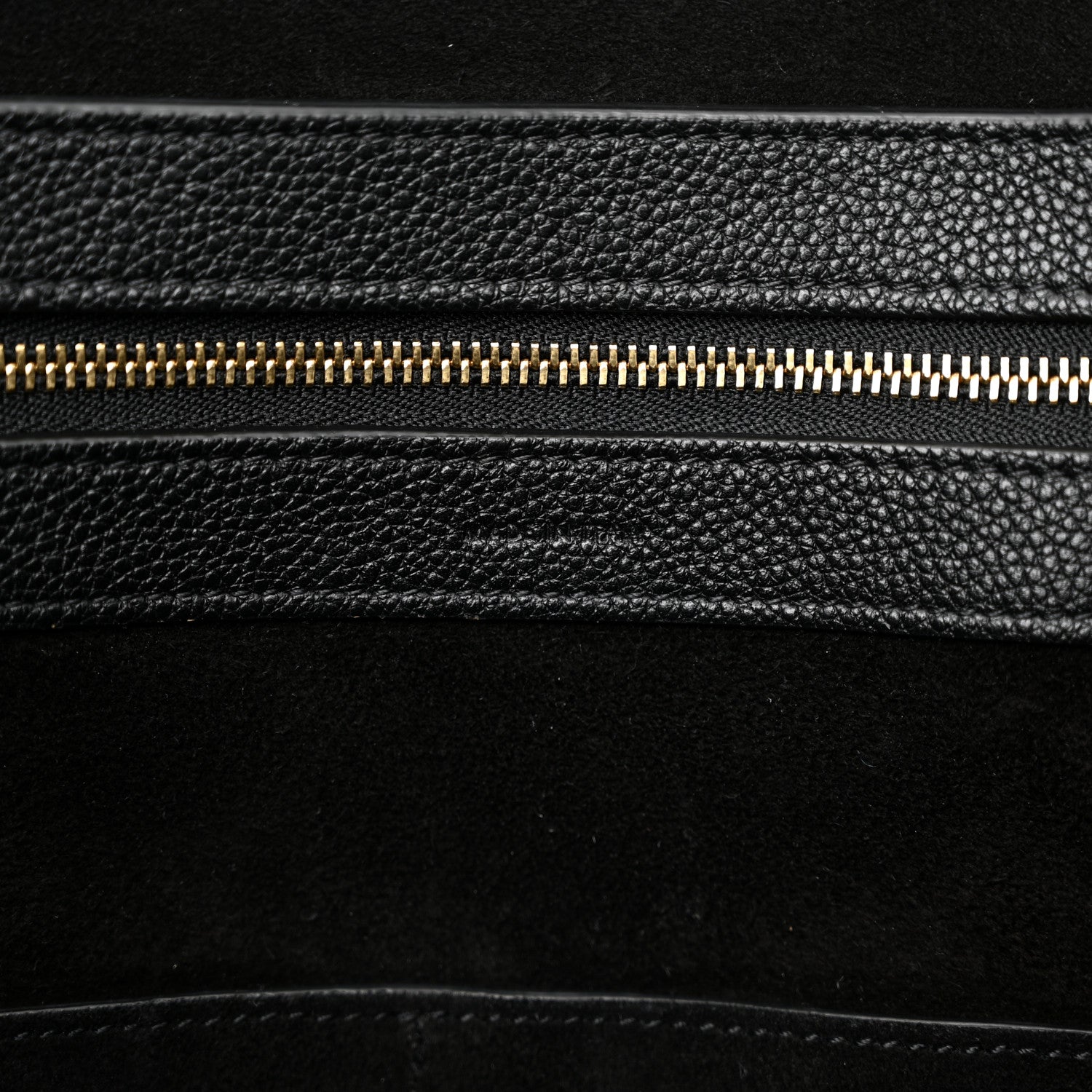 Celine Soft Grained Calfskin Medium Belt Cabas Phantom Black 6 of 16