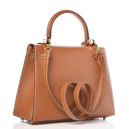 Hermes Epsom Kelly Sellier 25 Gold 3 of 46