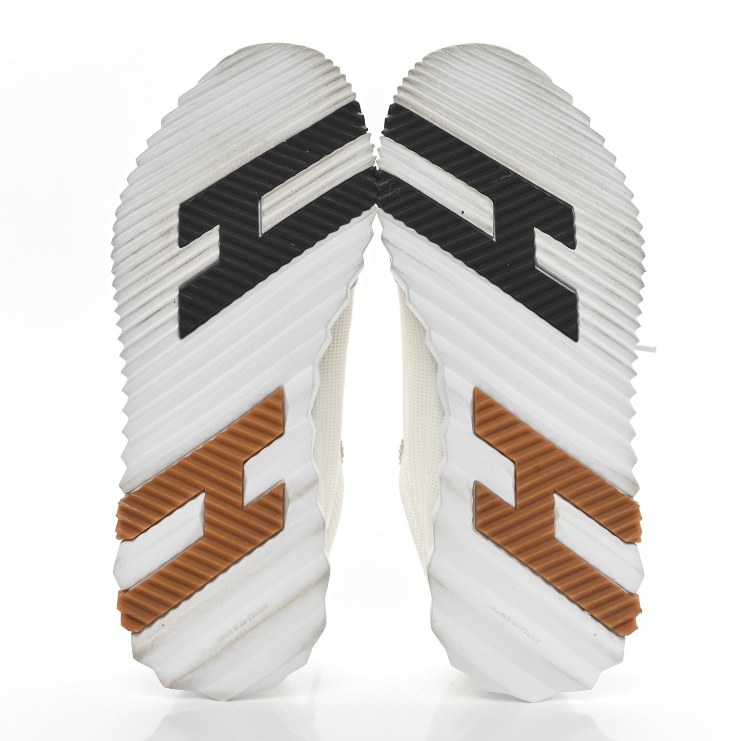 Technical Mesh Suede Goatskin Bouncing Sneakers 37 White