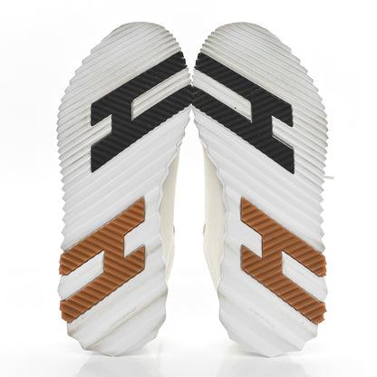 Hermes Technical Mesh Suede Goatskin Bouncing Sneakers 37 White 6 of 9