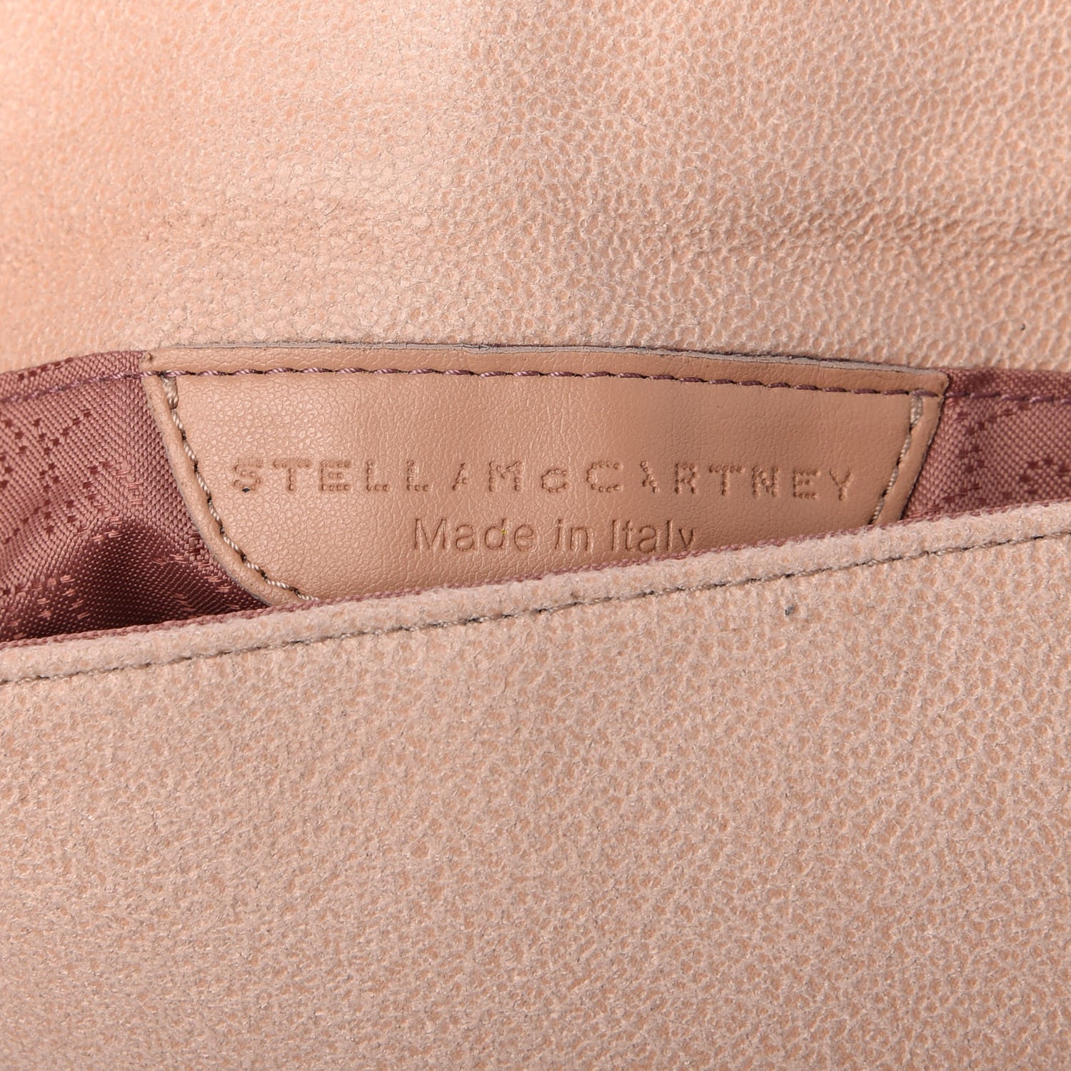 Stella McCartney Shaggy Deer Mini Falabella Crossbody Bag Powder 6 of 10