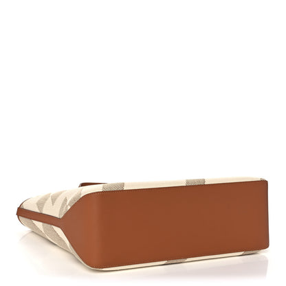 Hermes Swift H Canvas Cabas H En Biais 40 Ecru Naturel Gold 4 of 13