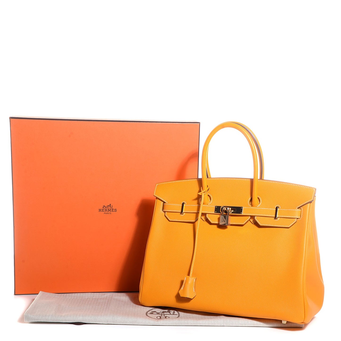 Epsom Candy Birkin 35 Jaune D'Or