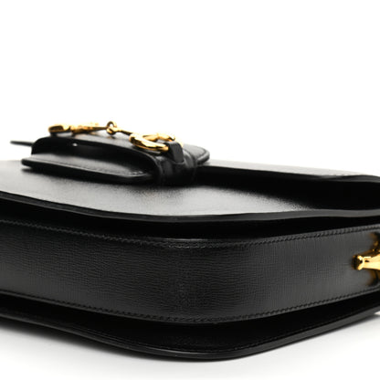 Gucci Azalea Calfskin Horsebit 1955 Shoulder Bag Black 10 of 13