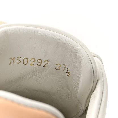 Louis Vuitton Damier Azur Front Row Sneaker 37.5 White 8 of 9