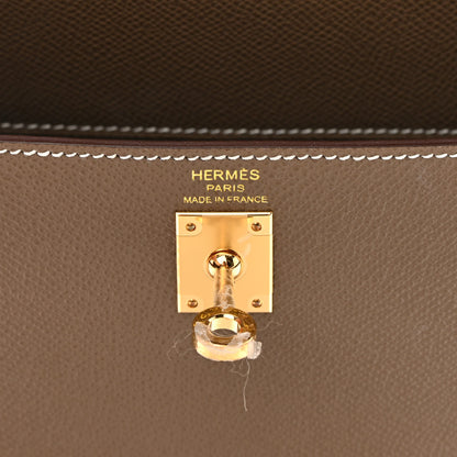 Hermes Epsom Kelly Sellier 25 Etoupe 6 of 11