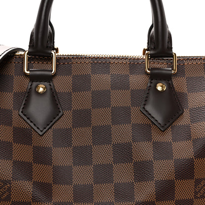 Louis Vuitton Damier Ebene Speedy Bandouliere 25 7 of 9