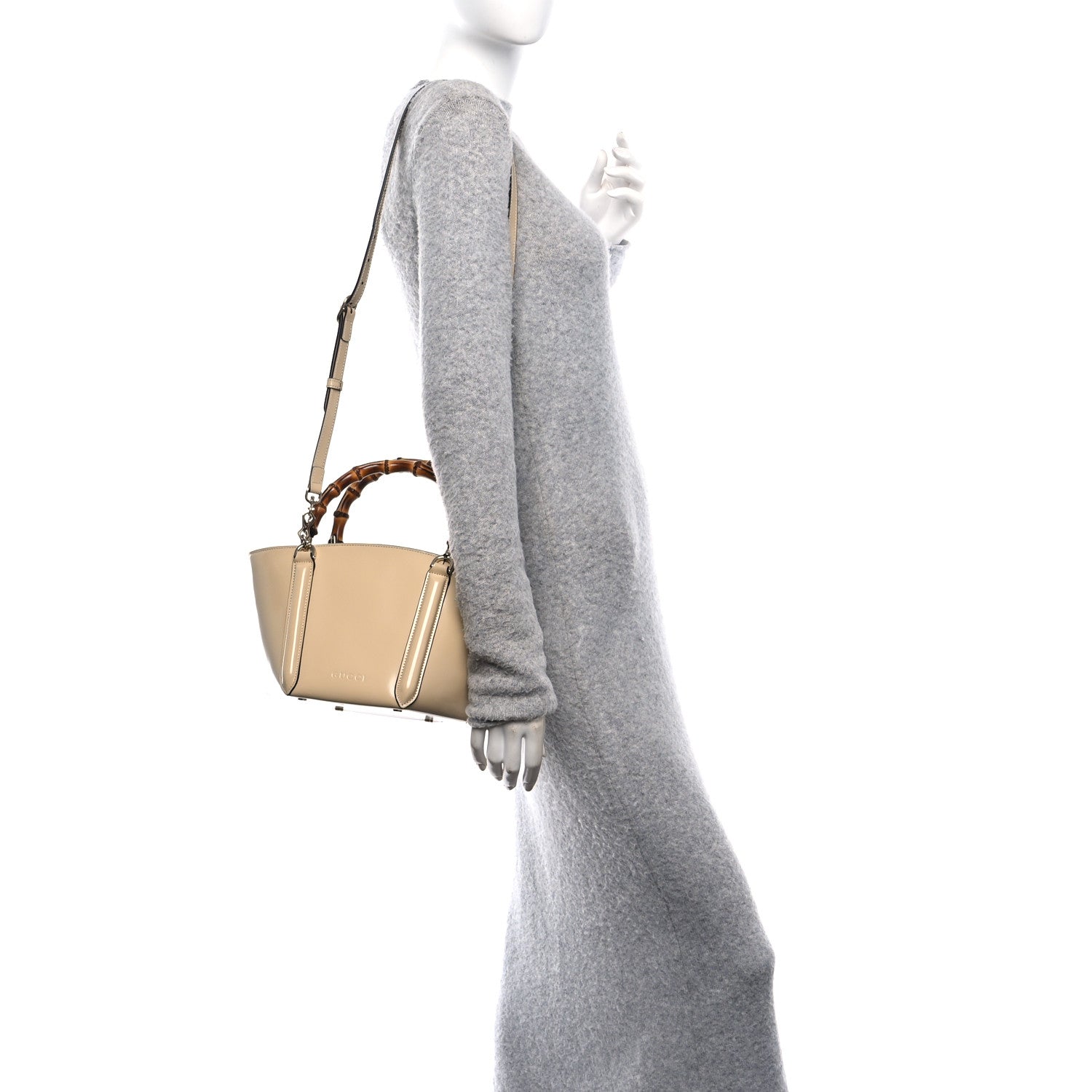 Gucci Spice Lux Bamboo Basket Bag Sand Storm 3 of 12