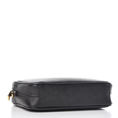 Prada Saffiano Small Camera Crossbody Bag Black 4 of 7