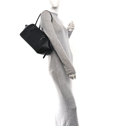 The Row Grained Calfskin East West Bowling Bag Black 2 of 9