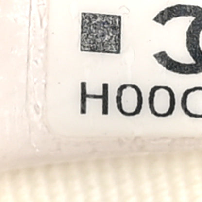 Chanel Lambskin Quilted Resin CC Flap Clutch With Chain White Black 7 of 11