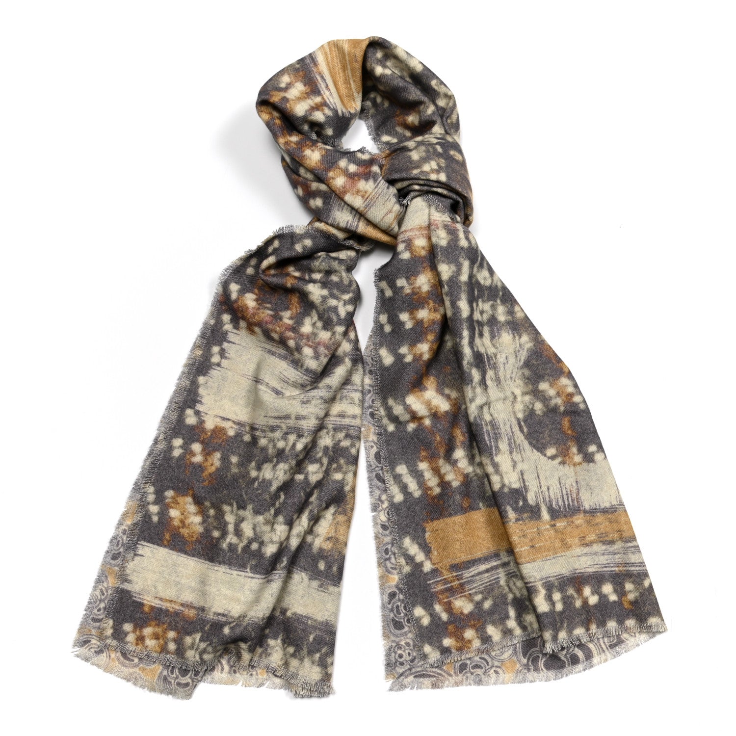 Chanel Cashmere CC Camellia Stole Multicolor 1 of 3