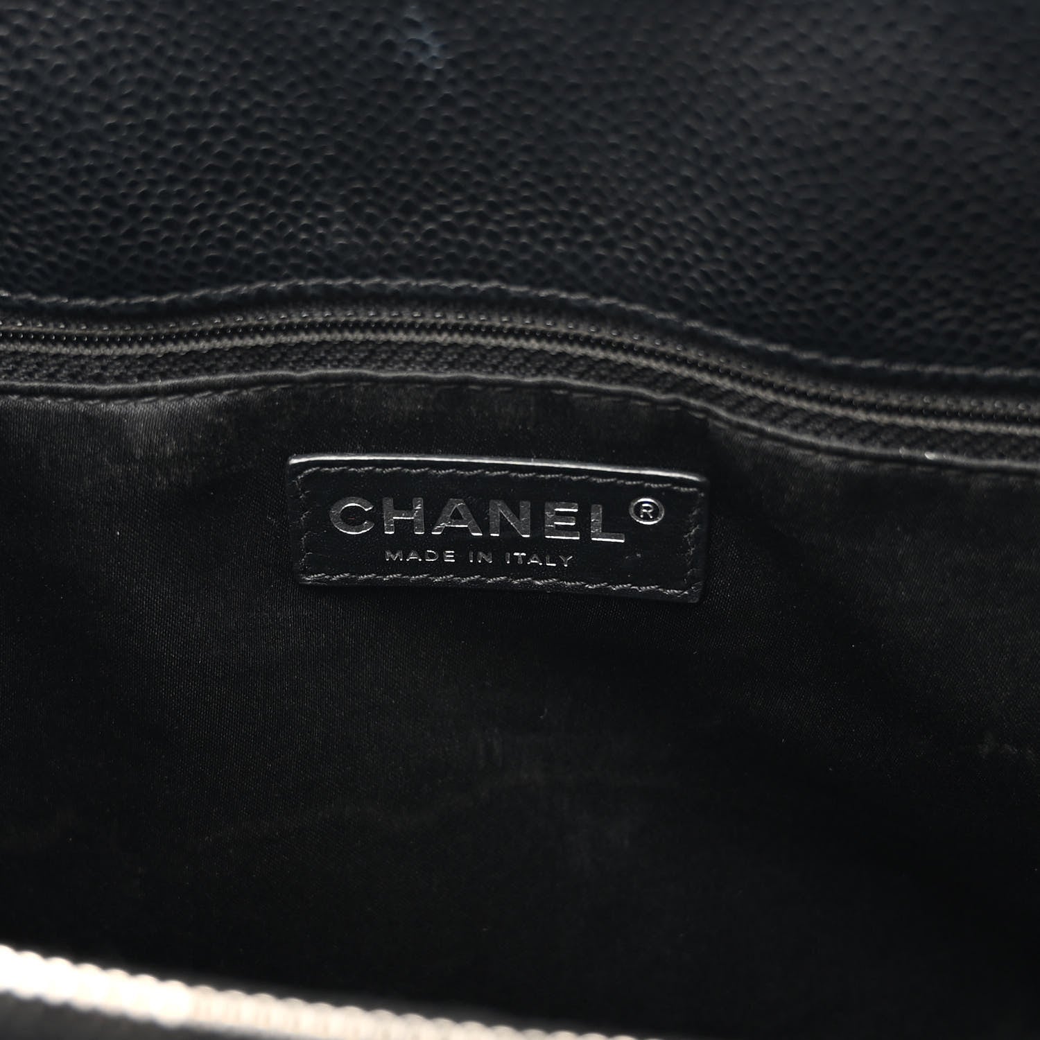 Chanel Caviar Quilted Grand Shopping Tote GST Black 6 of 10