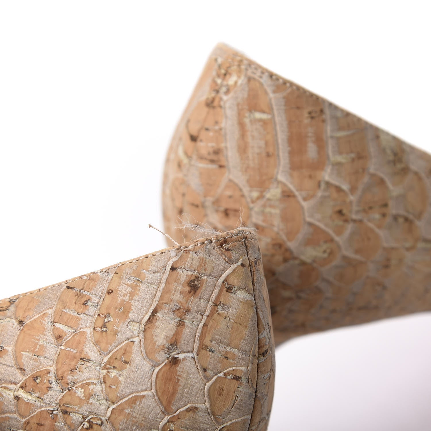 Christian Louboutin Liege Embossed Iriza 70 Pumps 35 Beige 9 of 11