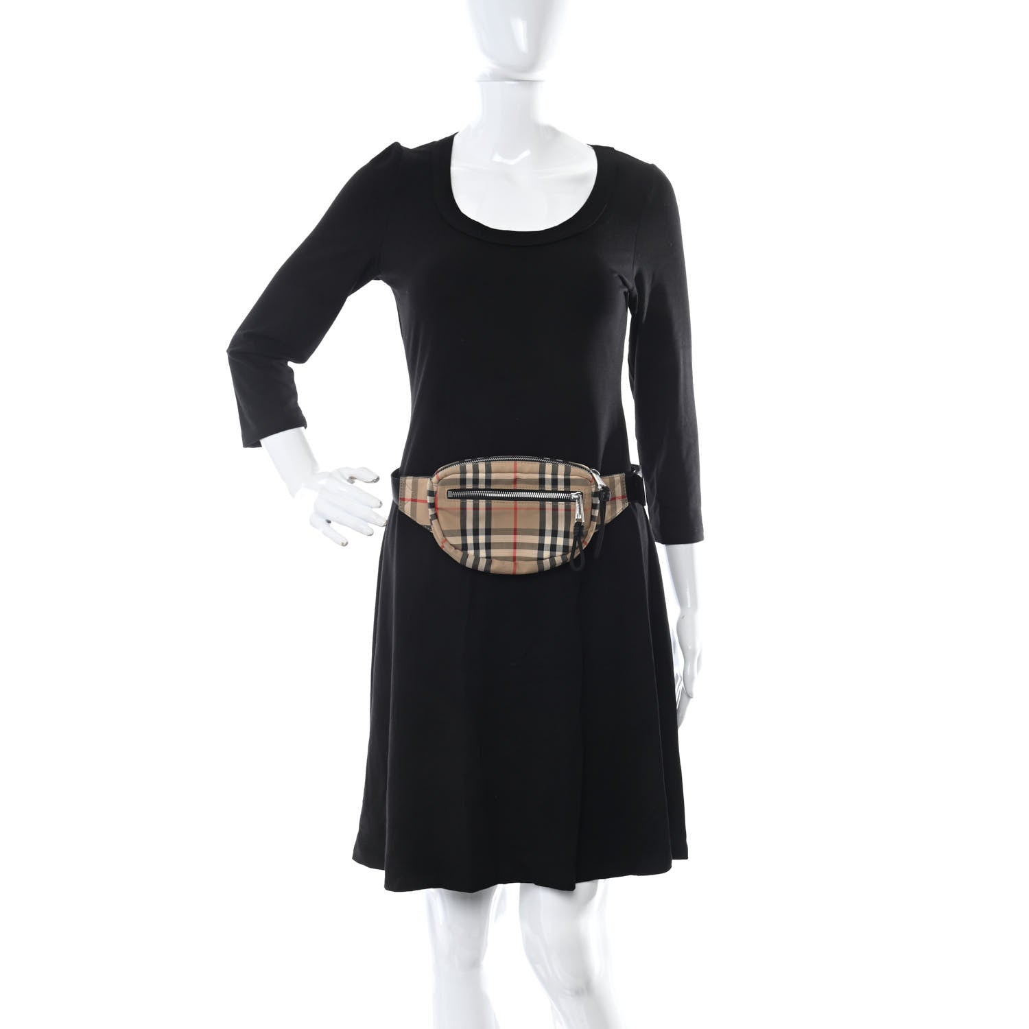 Burberry Nylon Vintage Check Small Cannon Bum Bag Archive Beige 2 of 10