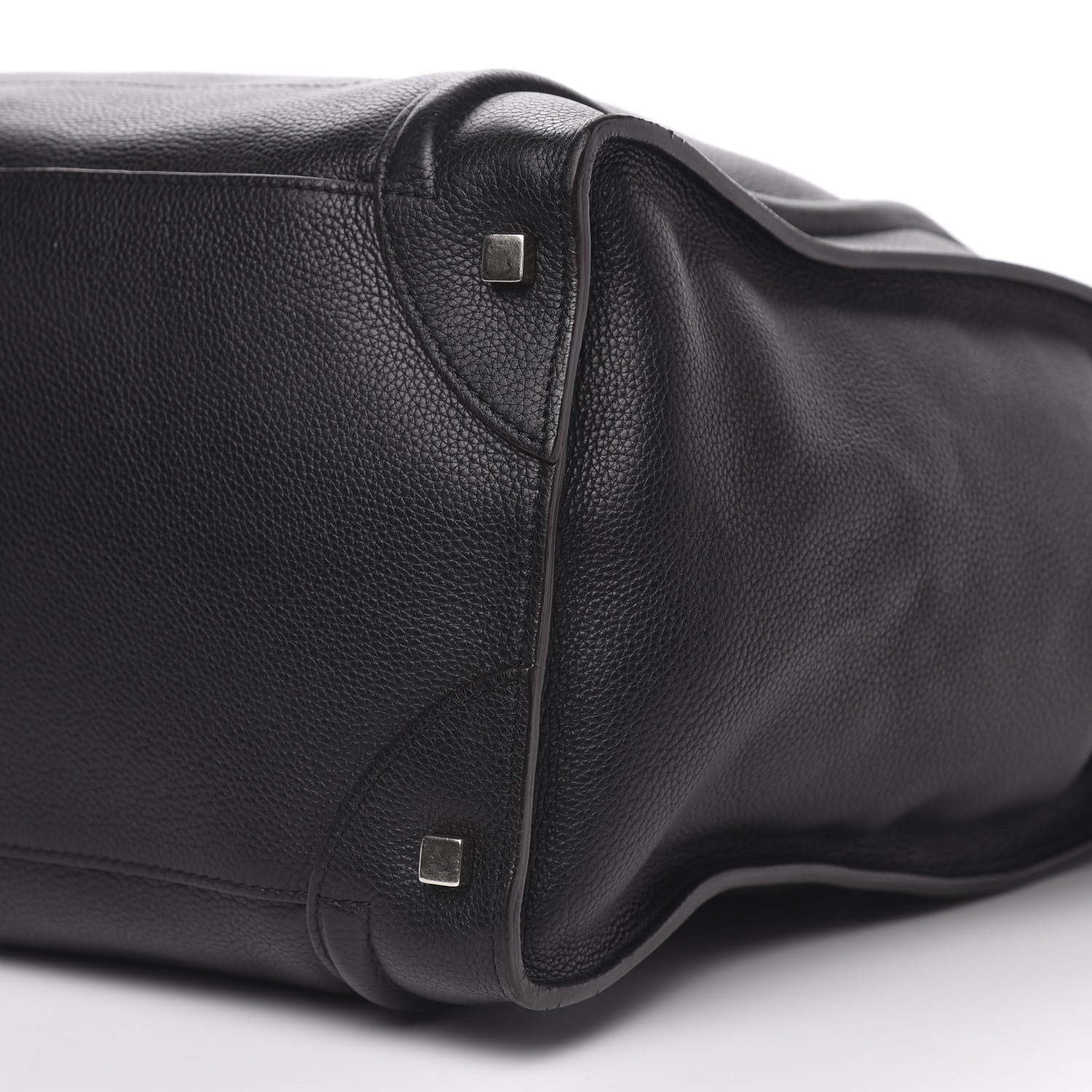 Celine Drummed Calfskin Medium Luggage Black 8 of 9