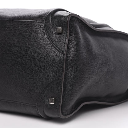 Celine Drummed Calfskin Medium Luggage Black 8 of 9