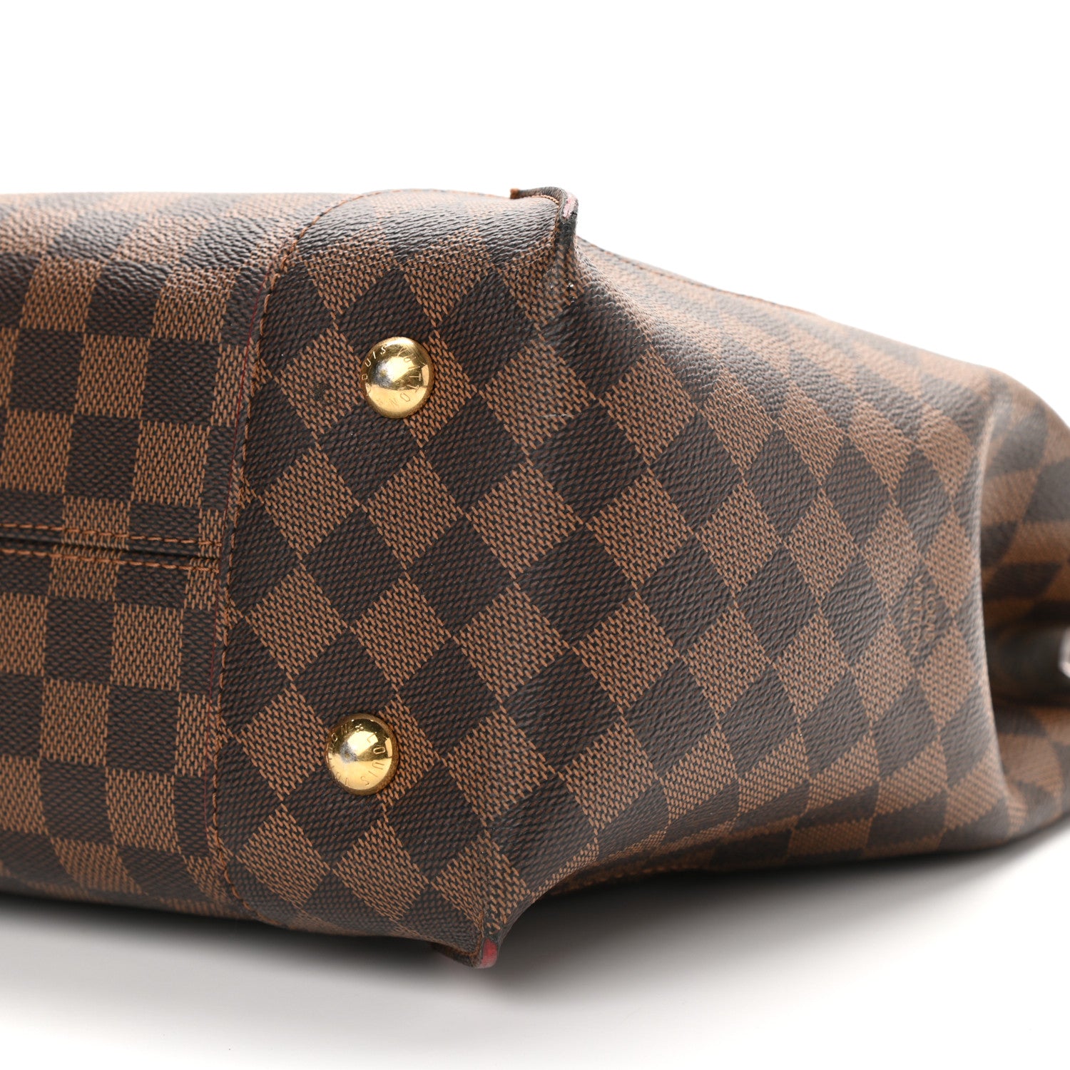 Louis Vuitton Damier Ebene Caissa Hobo Cherry 10 of 11