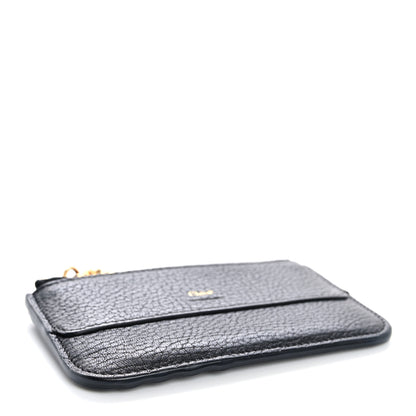 Chloe Grained Calfskin Drew Card Holder Black 4 of 10