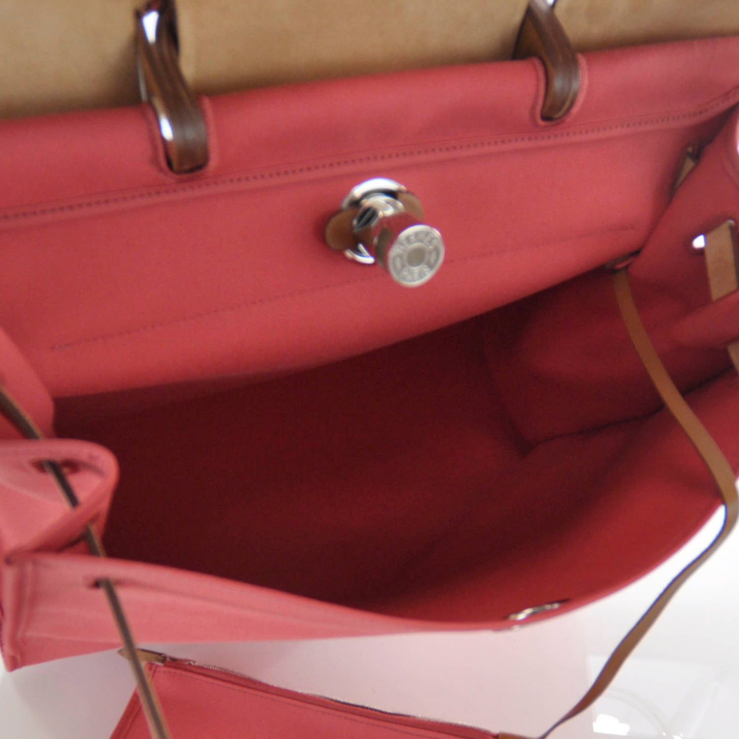 Toile Herbag Zip MM Bougainvillea